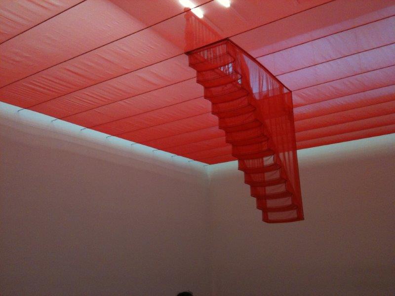 Un escalier pour l’araignée que l’on a au plafond (Photo Hagay Sobol)