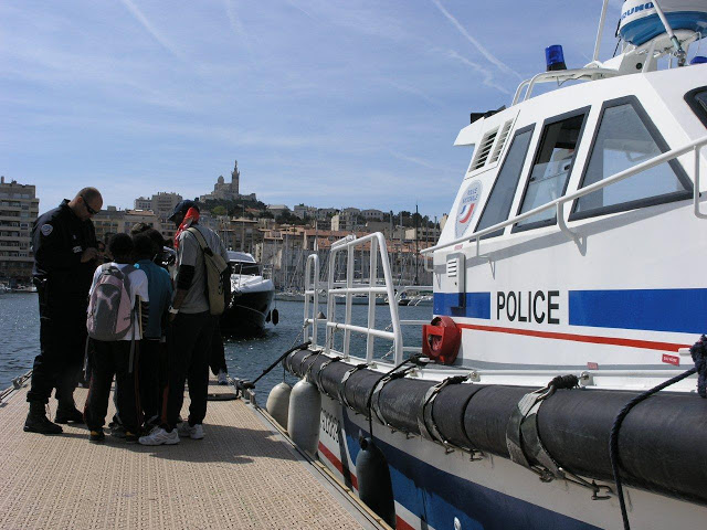L’Édition 2012 du City Raid Andros : Les minots avec la Police Nationale ...(PHOTO D.R.)