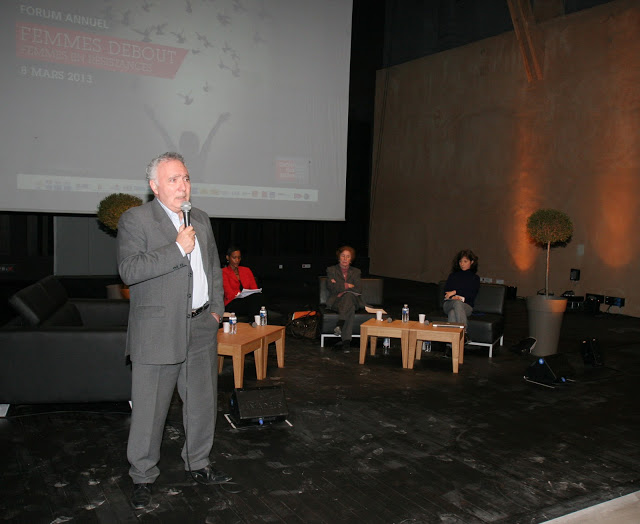 Alain Chouraqui, le président de la Fondation Camp des Milles, en avant-propos , explique les raisons qui ont conduit le site-mémorial à organiser ce premier Forum 