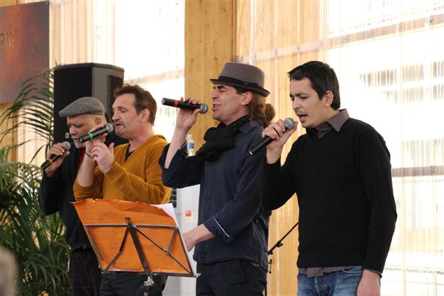 Radio Babel Marseille et Hervé Lavigne ont enflammé le Pavillon M ce samedi 2 mars (PHOTO PHILIPPE MAILLÉ)