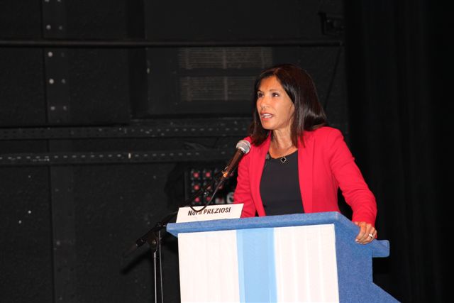 Nora Preciosi, adjointe au maire, déléguée à l'Action familiale et au Droit de la femme PHOTO PHILIPPE MAILLÉ