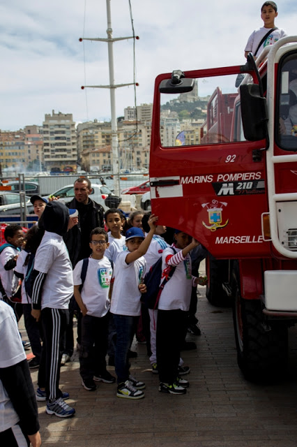 Et, avec le Bataillon des marins pompiers de Marseille (PHOTO D.R.)