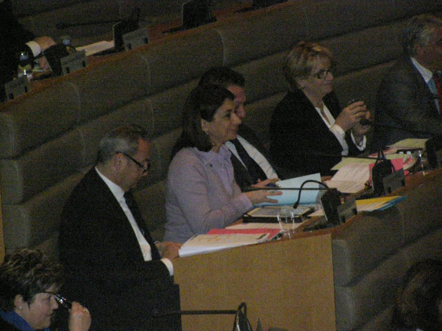 Martine Vassal et le groupe 