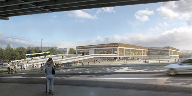 Le futur Pôle d'échanges multimodal du boulevard Capitaine Gèze