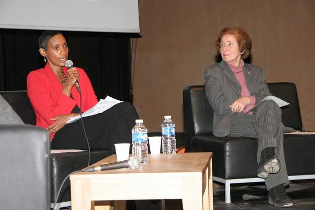 Dafrosa Gauthier et Beate Klarsfeld (PHOTO Patrick Kalaydjian)