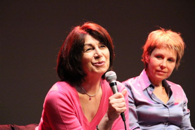 Claire Gibault, Chef d'orchestre et Corinne Vezzoni, architecte PHOTO PHILIPPE MAILLÉ