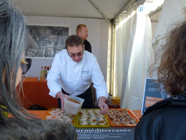 L'association Gourméditerranée s'est associée à l'événement en proposant au public, le temps d'un apéritif, quelques surprises  
