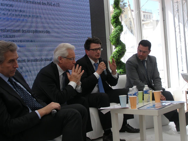 De gauche à droite: Fernandino Garré, Eugène Caselli, Laurent Falaize et Christophe Avellan. (Photos Serge PAYRAU)