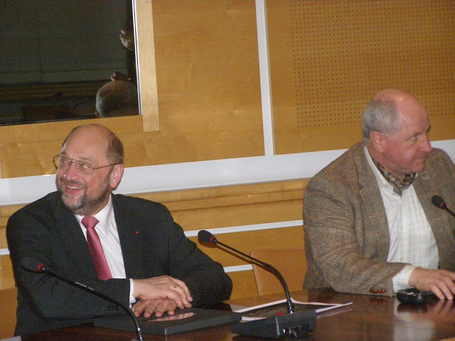Le président du Parlement européen Martin Schulz s'est livré samedi à un plaidoyer pour la coopération euro-méditerraéenne. (Photos  S.P.)