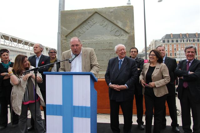 Ulrich Fuchs, le directeur adjoint de MP2013 a mis en joie l'assistance  (PHOTO PHILIPPE MAILLÉ) Ulrich Fuchs, le directeur adjoint de MP2013 a mis en joie l'assistance  (PHOTO PHILIPPE MAILLÉ)
