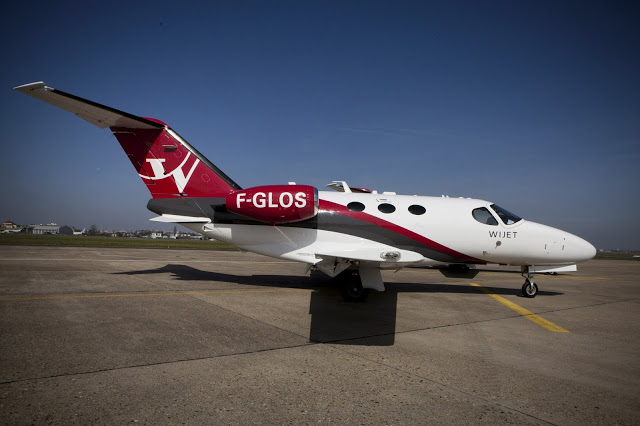 La flotte de Wijet est uniquement composée du Citation Mustang, un appareil de la marque leader mondial de l'aviation d'affaire Cessna.