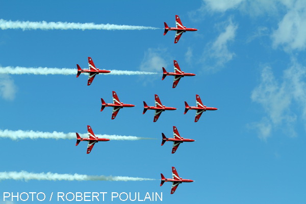 Red Arrows 9 Hawk (Angleterre)