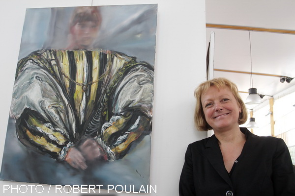Marie Rauzy arrière-arrière petite-fille de Cézanne expose au Pavillon M dans le cadre de la galerie Éphémère