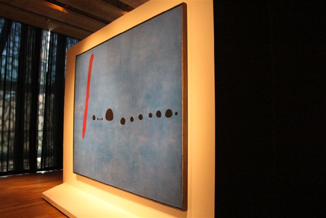 Le Bleu II de Miro (PHOTO PHILIPPE MAILLÉ)