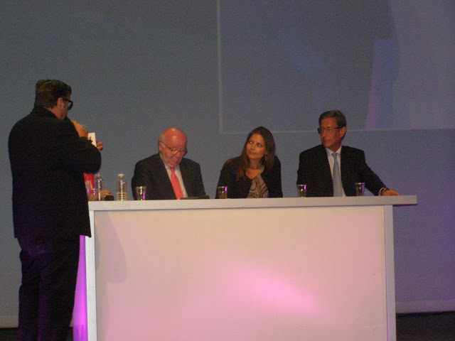 De gauche à droite : Jacques Souquet, président et fondateur de Supersonic, Emilie Royère, secrétaire général du pôle de compétitivité Eurobiomed, et Patrick Daher, président du conseil de surveillance du Grand port maritime de Marseille.