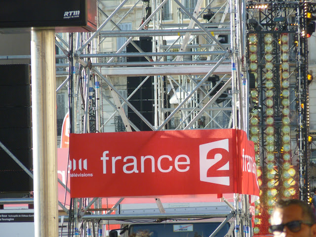France 2 a choisi de s'installer cette année à Marseille pour la fête de la musique. La soirée sera retransmise par la chaîne. (PHOTO P.M-C.)