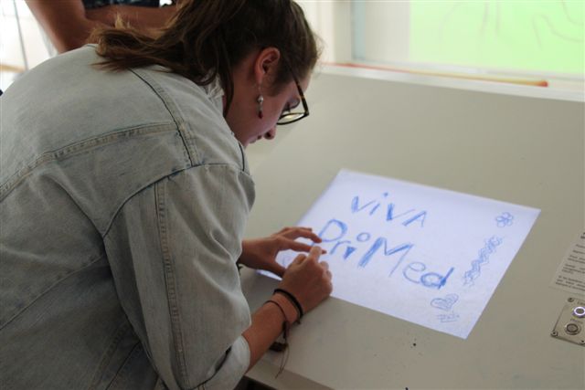 Une visite des parcours artistiques de la Villa Méditerranée s'est imposée (PHOTO PHILIPPE MAILLÉ)