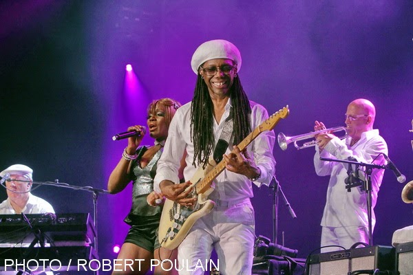 Nile Rodgers, fondateur de Chic, a enflammé le parc du Palais Longchamp.