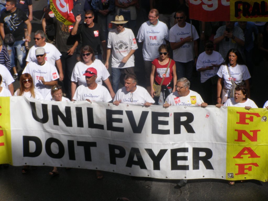 La mobilisation ne faiblit chez les Fralib en lutte depuis de longs mois.