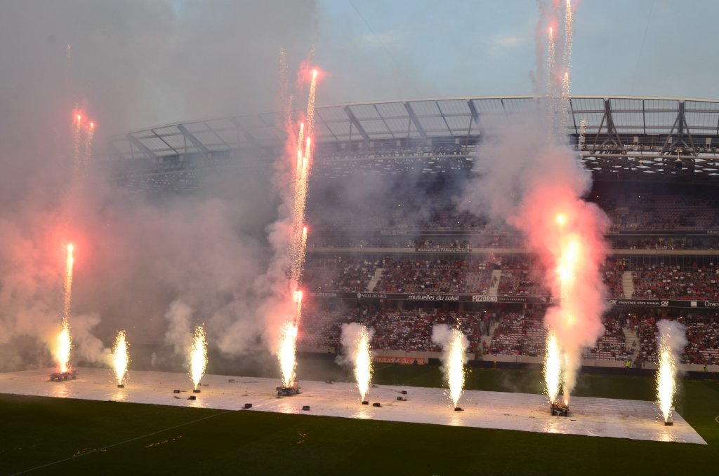 Après vingt ans d'attente, il était temps de savourer cette réussite architecturale avec un spectacle pyrotechnique. (Photo F.Vigouroux-Vinci/DR)