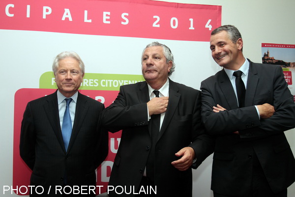 Eugène caselli, Henri Jibrayel et christophe Masse étaient  aux côtés de Patrick Mennucci