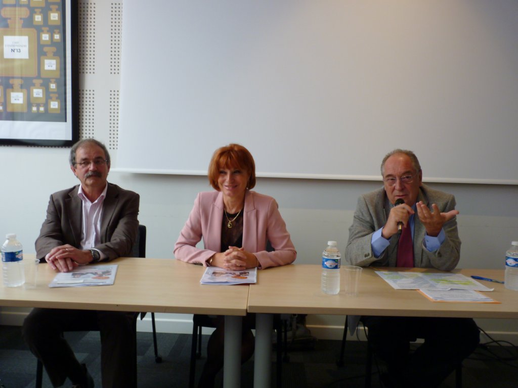 Jean-Marie D'Aspe, la CCI,  Evelyne Marchetti, l'AMU, Jacques Rocca Serra, la ville de Marseille