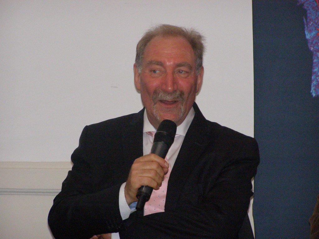 Georges Lewi, spécialiste des marques, a endossé le rôle de Monsieur Loyal. (Photos S.P.)