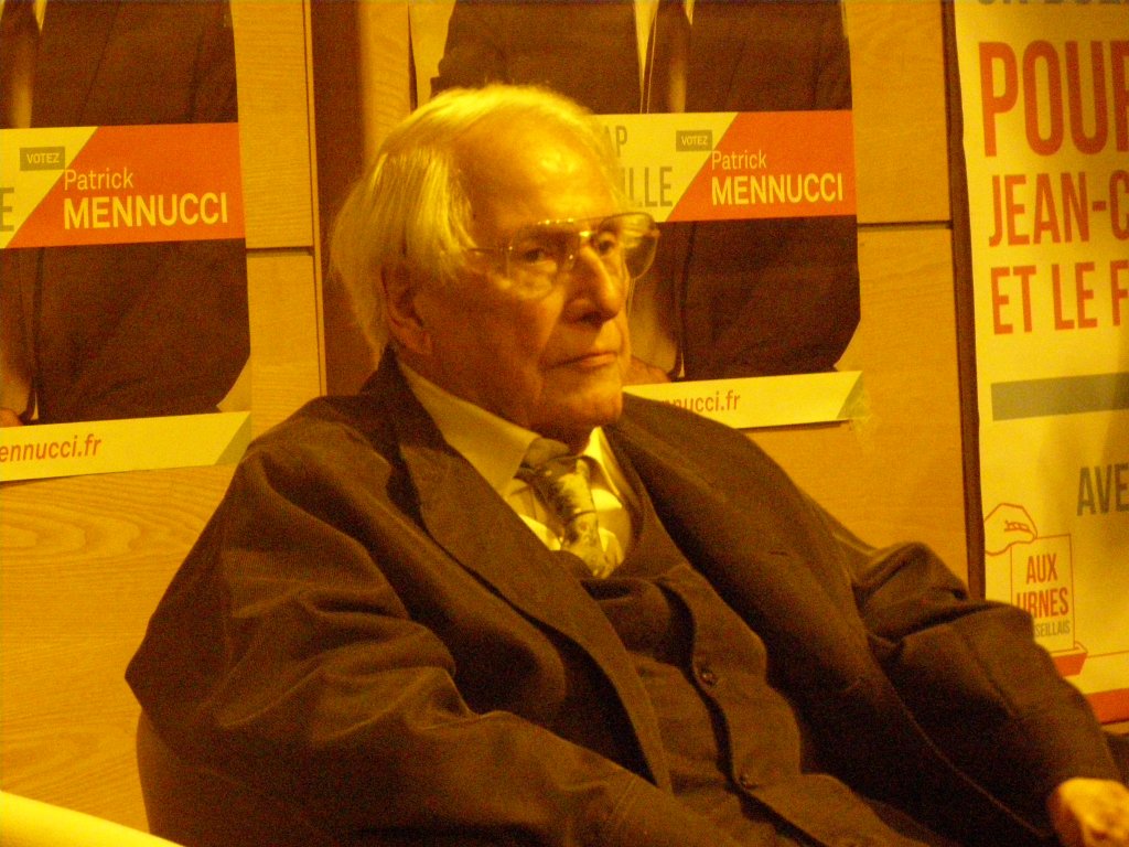 L'ancien maire de Marseille Robert Vigouroux était présent à cet ultime rendez-vous de la campagne des Primaires.