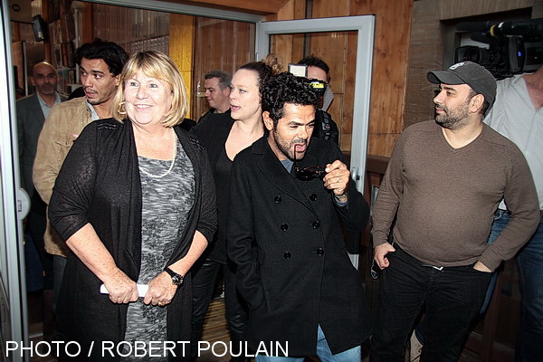 Eliane Zayan, Jamel Debbouze et le réalisateur, Nabil ben Yadir Eliane Zayan, Jamel Debbouze et le réalisateur, Nabil ben Yadir