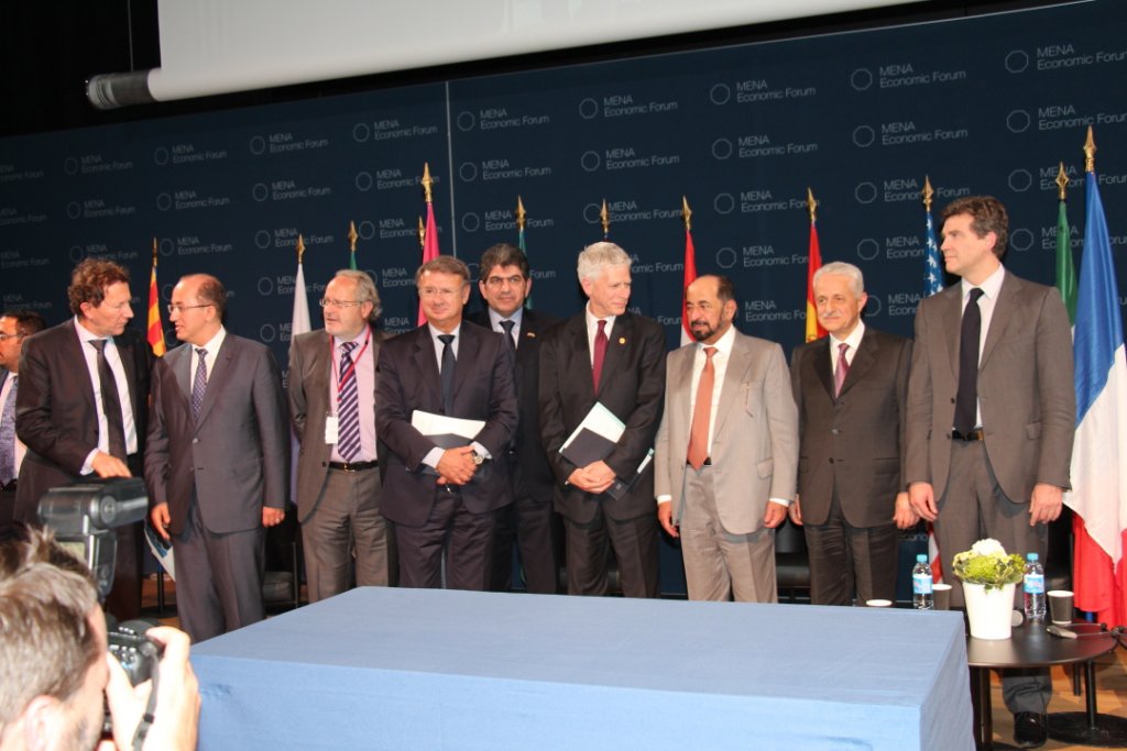 Cette première journée du Mena Economic Forum a accueilli de nombreuses personnalités de la Méditerrannée et du Golfe (Photo Philippe Maillé)
