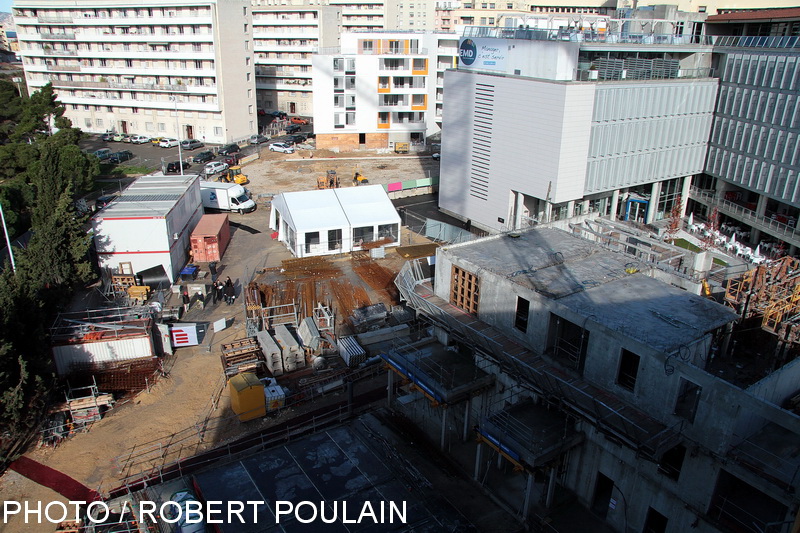 Le chantier de la résidence Le Konnect