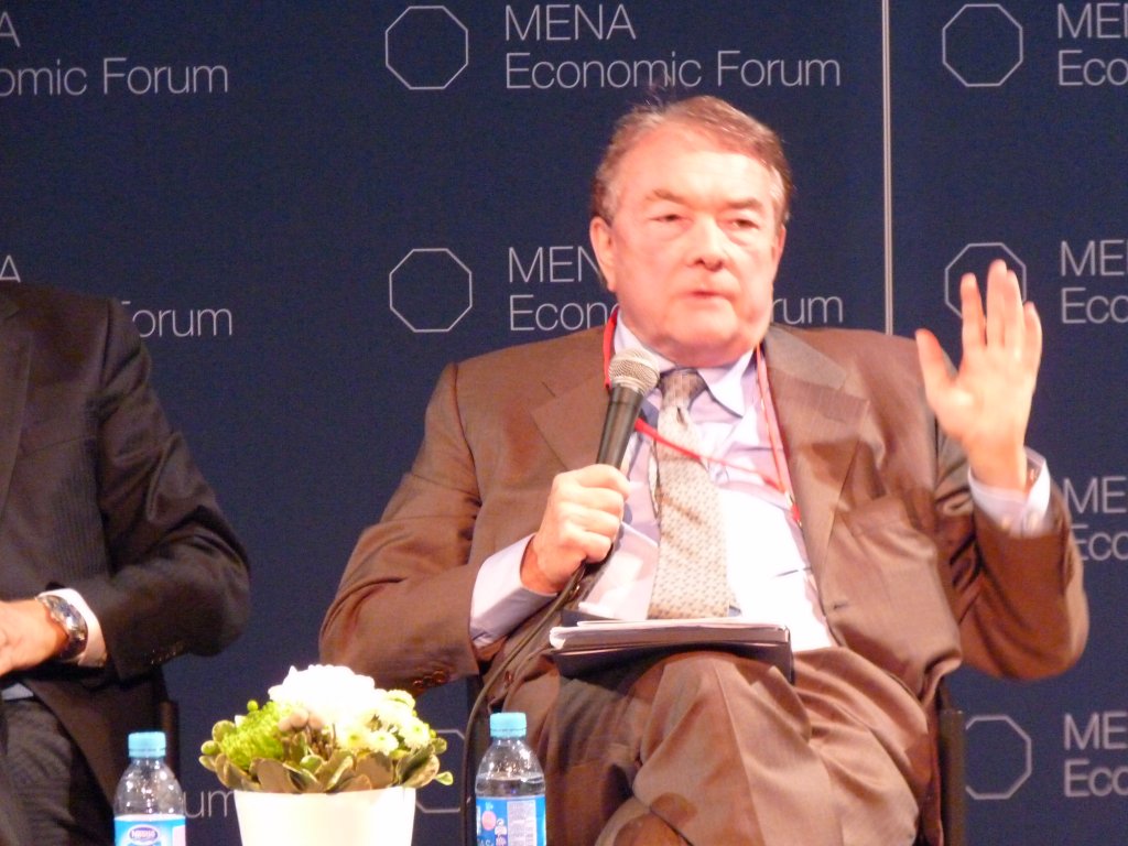 L'économiste Jean-Louis Reiffers, président du Conseil scientifique du Femise et vice-président de l'Ocemo (Photo P.M.-C.)