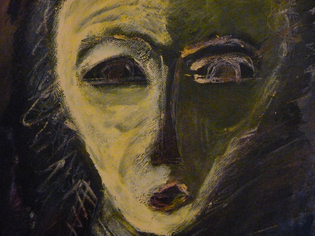 Tableau de l'artiste CAM (Photo P.M.-C.)