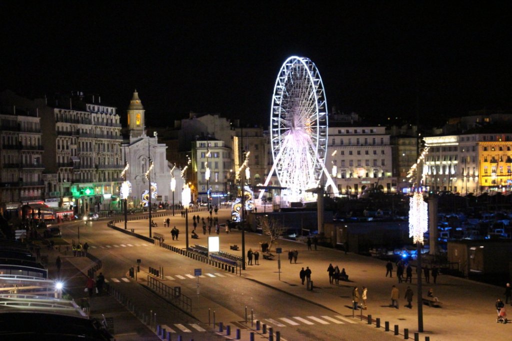 Le Vieux-port mis en lumière (Photo Philippe Maillé)
