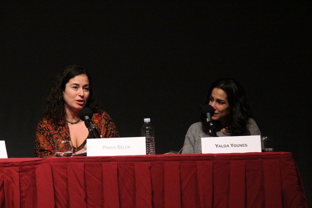 Pinar Selek et Yalda Younes (Photo Philippe Maillé)