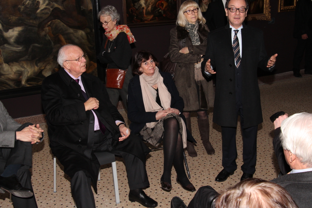 Le maire de Marseille Jean-Claude gaudin a inauguré ce vendredi le musée des Beaux-Arts (Photo Philippe Maillé)