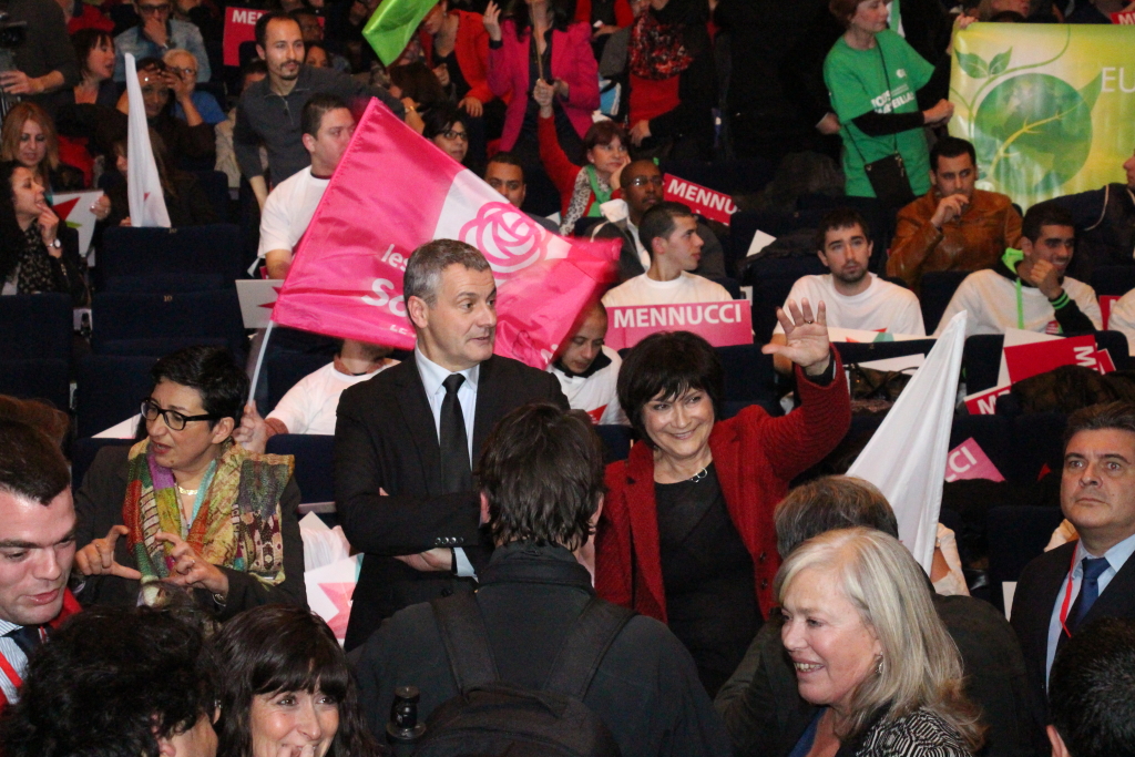 Christophe Masse et Marie-Arlette Carlotti (Photo Philippe Maillé)