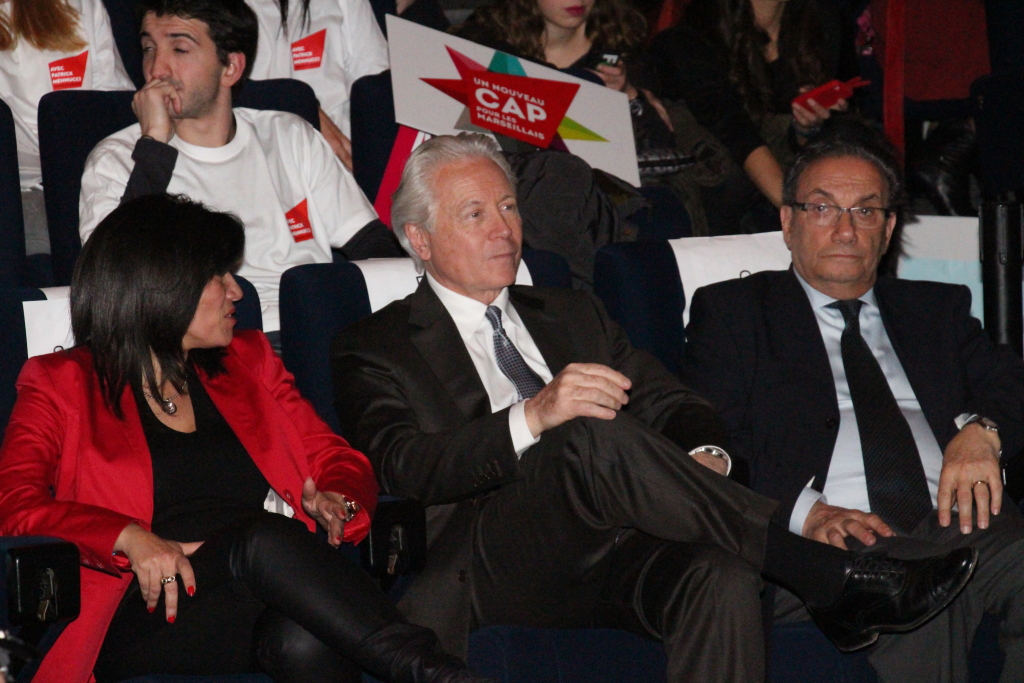 Samia ghali, Eugène Caselli et  Garo Hovsépian ( Photo Philippe Maillé)