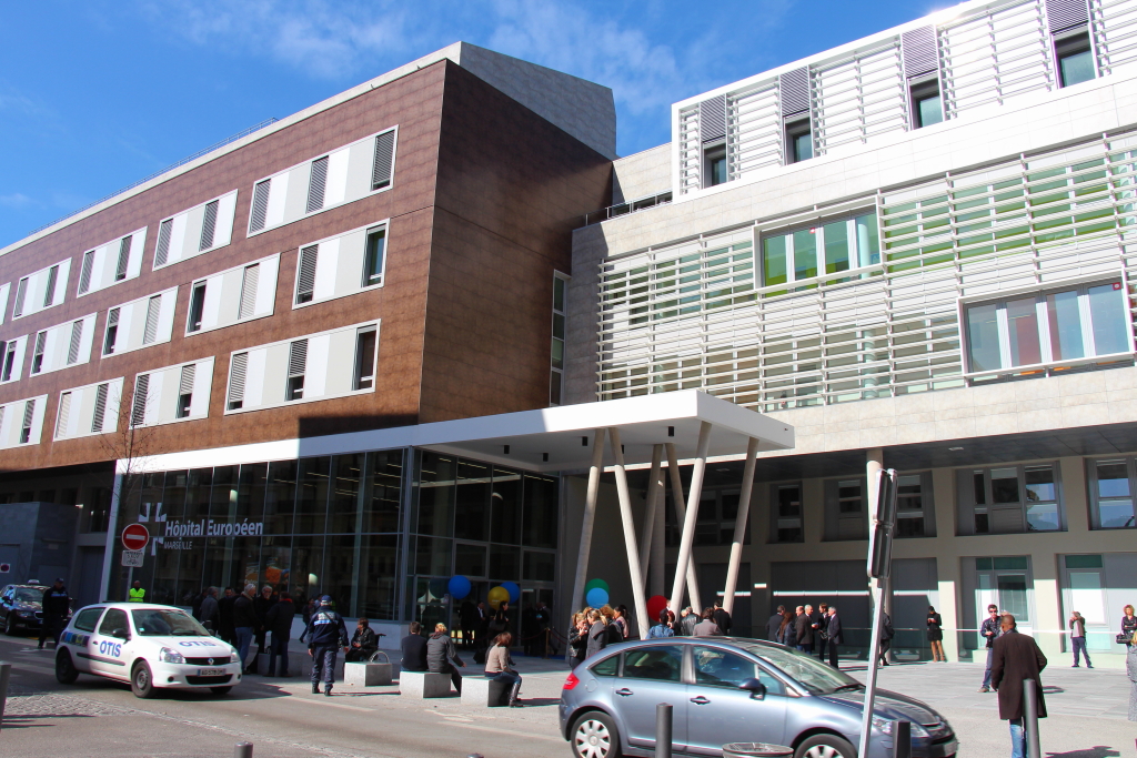 L'Hôpital Européen implanté au coeur d'Euroméditerranée (Photo Philippe Maillé)