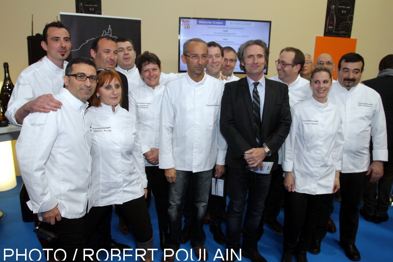 Parrain de Food'in Sud,Gérald Passédat, Chef du petit Nice à Marseille s'est entouré de Chefs