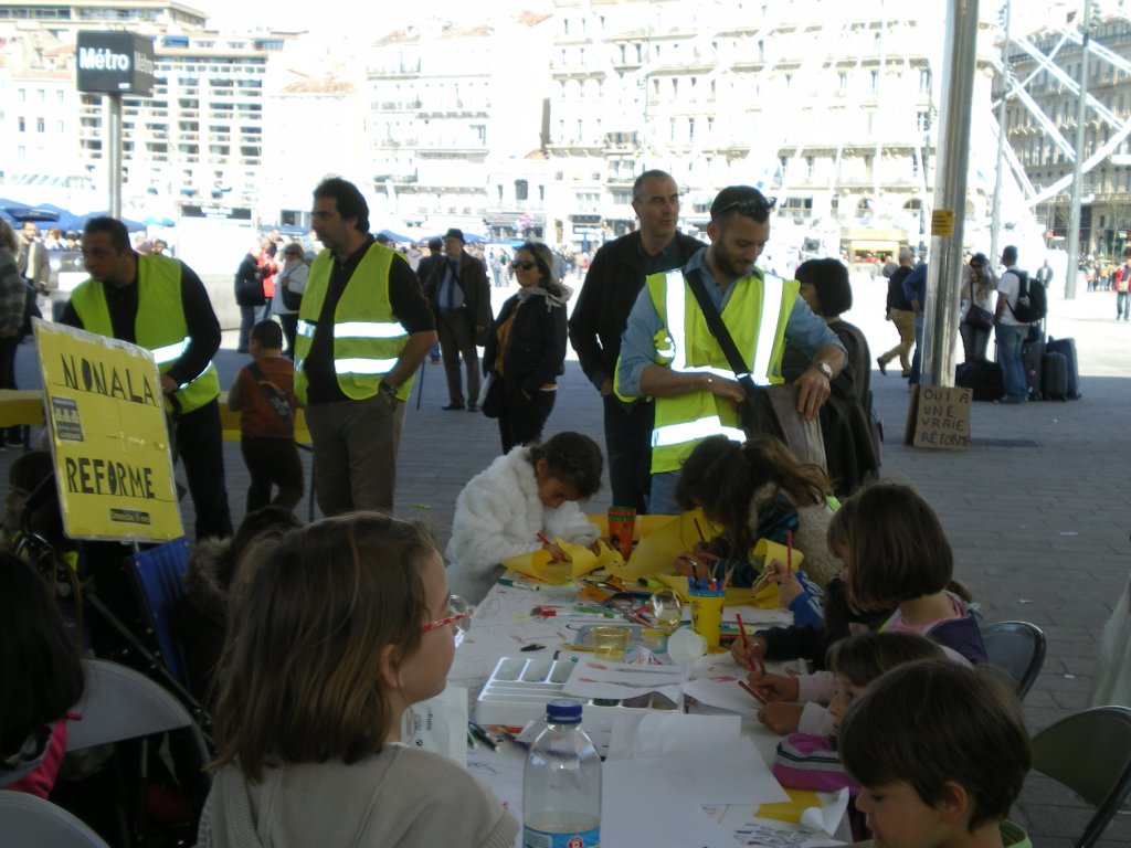 Les enfants ont pu participé à des ateliers pendant le rassemblement ( Photo Patricia Maillé-Caire)