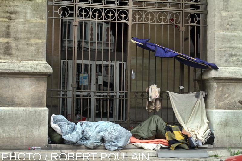 Les personnes vivant à la rue sont en danger lors d'épisode de grand froid ©Destimed/RP