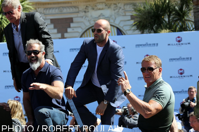 Harrison Ford, Mel Gibson, Jason Statham, Arnold Schwarzenegger