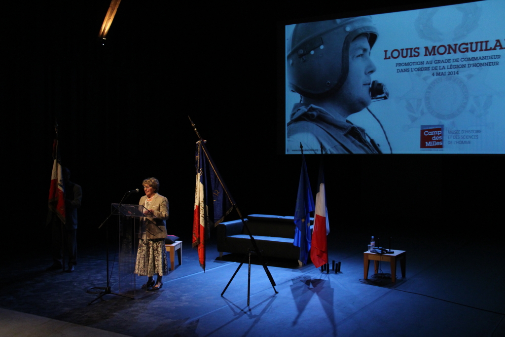 Hélène Monguilan son épouse revient sur son enfance et évoque ses passions (Photo Philippe Maillé)