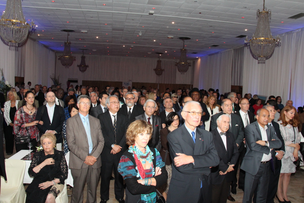 Un public nombreux a participé à la soirée organisée par le Consulat général d'Israël pour célébrer les 66 ans de l'Etat Hébreu (Photo Philippe Maillé)