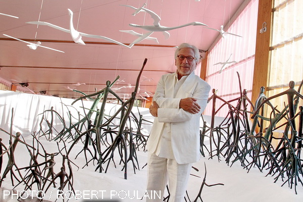 Pascal Morabito et ses sculptures sont à l’honneur ce week-end à Aix-en-Provence (Photo D.R.)