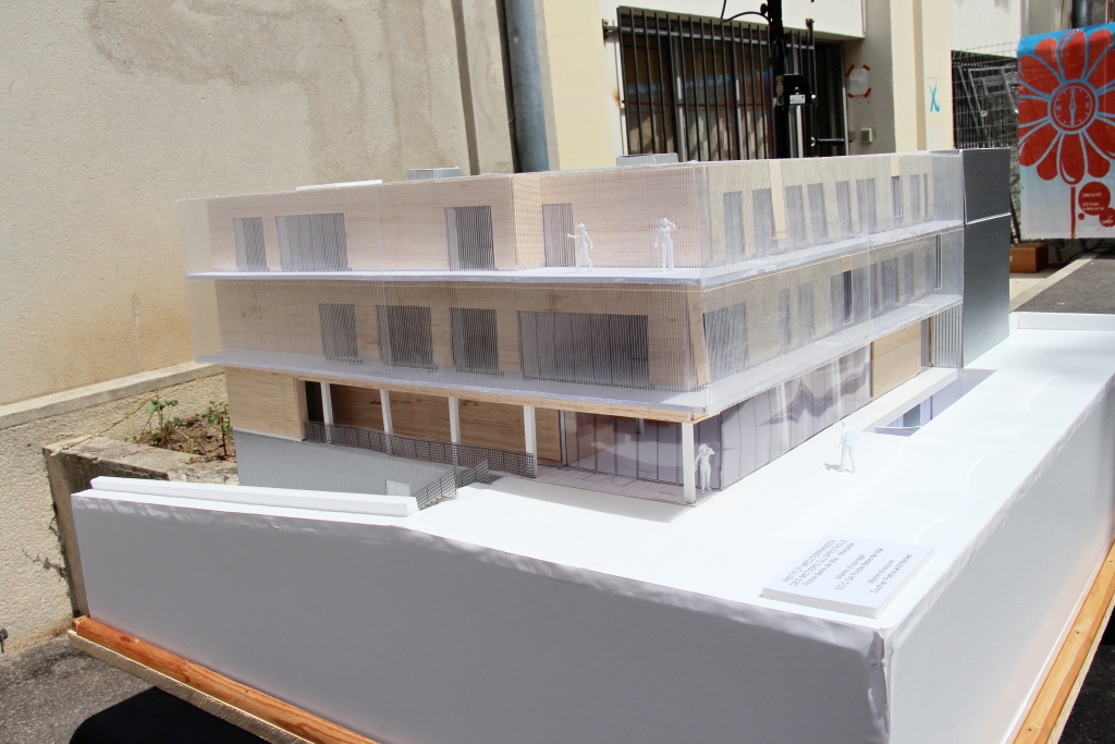 La maquette de l'IMMS (Photo Philippe Maillé)