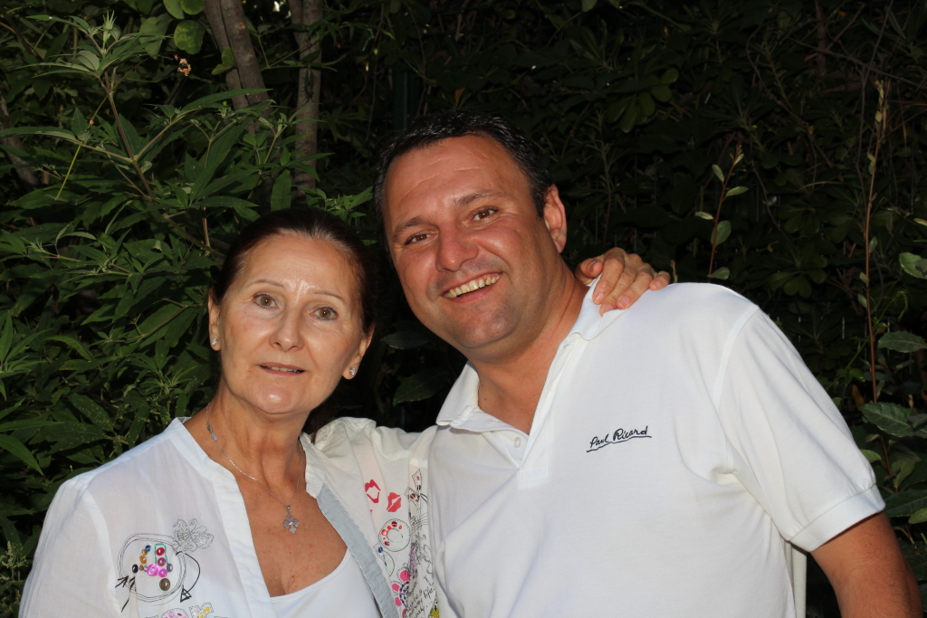 François-Xavier Diaz et sa maman Michèle Ricard (Photo Philippe Maillé)