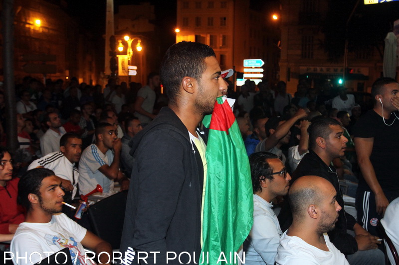 Le choc à Marseille  pour les supporters de l'Algérie