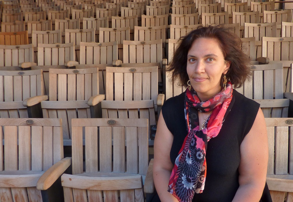 Emilie Delorme, la directrice de l’Académie Européenne de Musique accueille l’OJM comme composante pleine et entière de cette structure pour la première fois cette année (Photo M.E.)